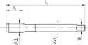 Gwintownik 800X M6-6H DIN-376 B HSSE TN D2-113X01-0060 FANAR