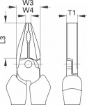 Szczypce-kombinerki mocne VDE z otulinową izolacją VDE 8250-160 H 1550942 GEDORE