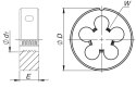 Narzynka maszynowa DIN-22 568 BSF 9/16 - 16 HSS 800 N1-121001-7232 FANAR