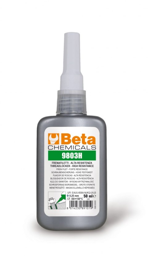 KLEJ DO GWINTÓW DUŻA SIŁA BUTELKA 50 ml 9803H/50B BETA