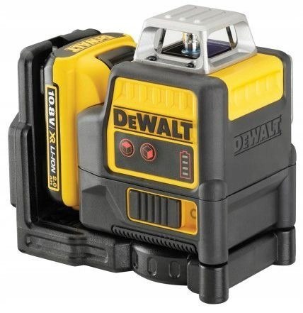 LASER LINIOWY 3-PŁASZCZYZNOWY 10,8V CZERWONA WIĄZKA+DET DCE089D11 DEWALT LASER LINIOWY 3-PŁASZCZYZNOWY 10,8V CZERWONA WIĄZKA+DET DCE089D11 DEWALT