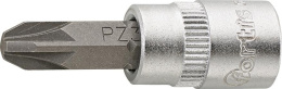 Wkrętakowa końcówka wymienna klucza nasadowego PZ3 1/4",do śrub z gniazdem krzyżakowym PZ 85 04567500 FORTIS