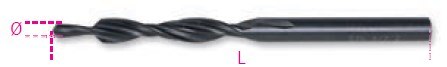 WIERTŁO KRĘTE CYL.DWUSTOP.90ST.HSS 6MM WIERTŁO KRĘTE CYL.DWUSTOP.90ST.HSS 6MM