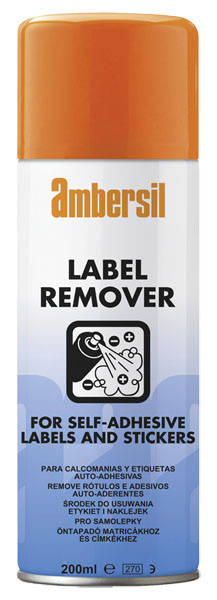 Ambersil LABEL REMOVER do usuwania etykiet i naklejek karton 12x200ml