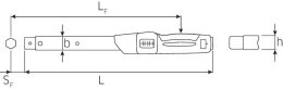 Klucz dynamometryczny 20-100 Nm 730N/10 MANOSKOP 9x12mm z podwójną skalą 50181010 Stahlwille