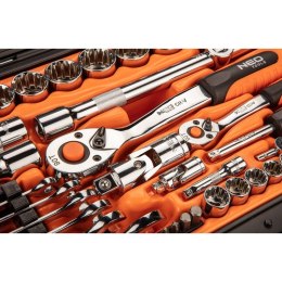 ZESTAW KLUCZY NASADOWYCH 1/2'' 1/4'' 71SZT. 08-690 NEO