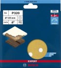 PAPIER ŚCIERNY EXPERT EXC470 D125 G320 8OTW 5PC. BOSCH