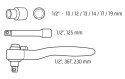 ZESTAW KLUCZY NASADOWYCH 1/2'', 1000V, 8 SZTUK NEO