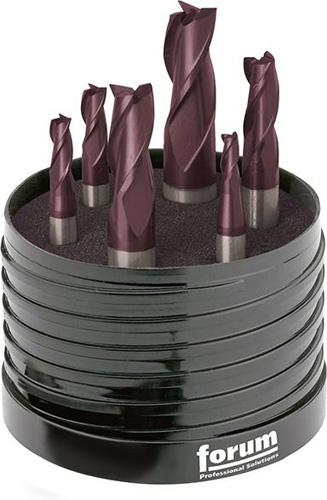 Zestaw frezów trzpieniowych DIN 6527 L VHM TiAlN 4-12mm; 6szt. 45G Z 3; 42 15359 060 Forum Zestaw frezów trzpieniowych DIN 6527 L VHM TiAlN 4-12mm; 6szt. 45G Z 3; 42 15359 060 Forum