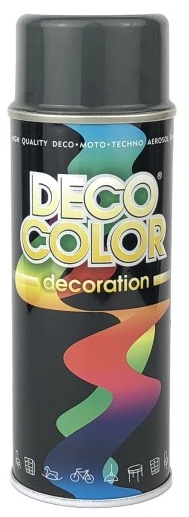 FARBA LAKIER RAL 7016 SPRAY 400ML DECO COLOR FARBA LAKIER RAL 7016 SPRAY 400ML DECO COLOR