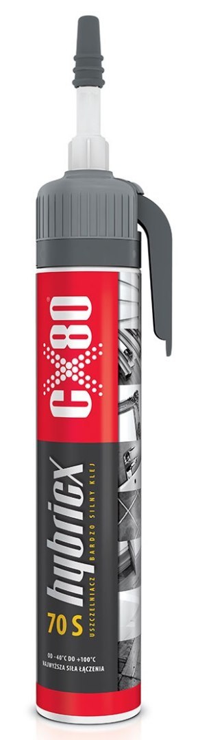 KLEJ HYBRYDOWY HYBRICX 70S 210G BIAŁY BARDZO MOCNY CX-80 KLEJ HYBRYDOWY HYBRICX 70S 210G BIAŁY BARDZO MOCNY CX-80
