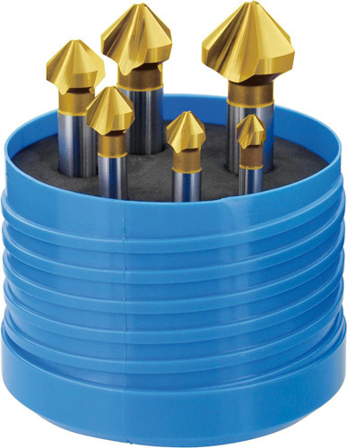 Komplet pogłębiaczy stożkowych i gratujących 90st., z chwytem cylindrycznym D335C TiN2 90G - 6,3-25; 42 12213 110 Forum Komplet pogłębiaczy stożkowych i gratujących 90st., z chwytem cylindrycznym D335C TiN2 90G - 6,3-25; 42 12213 110 Forum