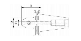 Oprawka zaciskowa Weldon DIN69871ADB SK40 10mm A160; 42 16405 524 Forum