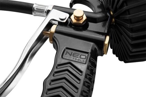 PISTOLET DO POMPOWANIA Z MANOMETREM 63MM, DŁUGA KOŃCÓWKA 14-716 NEO PISTOLET DO POMPOWANIA Z MANOMETREM 63MM, DŁUGA KOŃCÓWKA 14-716 NEO
