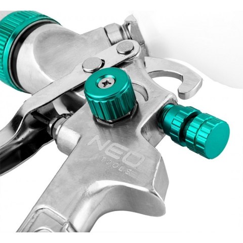 PISTOLET LAKIERNICZY GÓRNY ZBIORNIK 0.6L. DYSZA 1.4MM 14-700 NEO PISTOLET LAKIERNICZY GÓRNY ZBIORNIK 0.6L. DYSZA 1.4MM 14-700 NEO