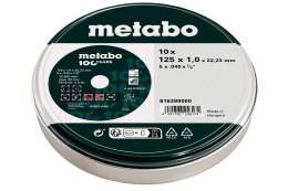 TARCZA TNĄCA INOX 125*1.0*22.23MM 10SZT METABO