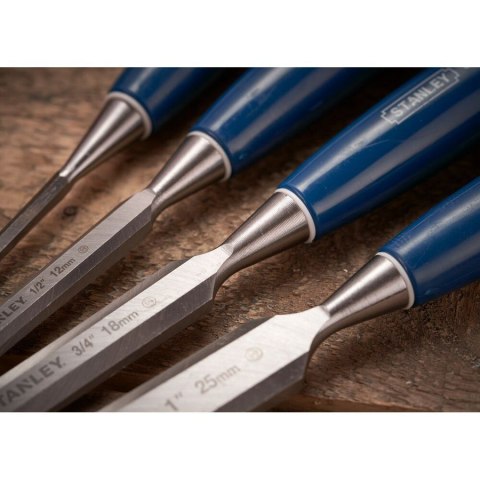 ZESTAW DŁUT PŁASKICH 4SZT. (6,12,18,25MM) STANLEY ZESTAW DŁUT PŁASKICH 4SZT. (6,12,18,25MM) STANLEY
