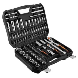ZESTAW KLUCZY NASADOWYCH 1/4'' 1/2'' 94 CZĘŚCI NEO
