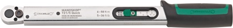 Klucz dynamometryczny 6-50Nm (5-36 ft.lb) 721/5 QUICK z wbudowaną grzechotką 3/8" 50200005 Stahlwille