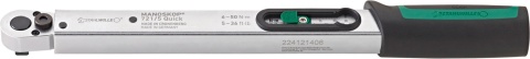 Klucz dynamometryczny 6-50Nm (5-36 ft.lb) 721/5 QUICK z wbudowaną grzechotką 3/8" 50200005 Stahlwille