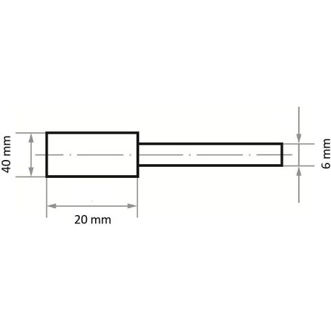ŚCIERNICA TRZPIENIOWA MK 36 N V10 40*20*6 LUKAS