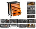SZAFKA NARZĘDZIOWA 7 SZUFLAD + 176 NARZĘDZI 84-222-12 NEO